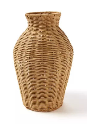 Crown & Ivy Rattan Vase | Belk