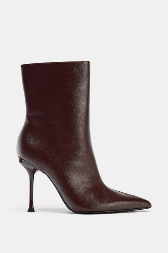 STILETTO HEELED ANKLE BOOTS | Zara US