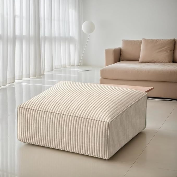 Amada Sectional Couch Ottomans,Corduroy Cloud Couches,Upholstered Couches for Living Room Bedroom... | Amazon (US)