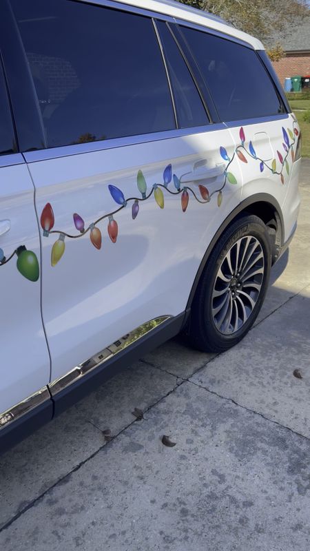 This is such a fun and festive way to decorate your car without resorting to antlers. Everyone stops me to tell me how much they love the lights and I have to agree!! They are so fun!


#LTKHoliday #LTKVideo #LTKSeasonal