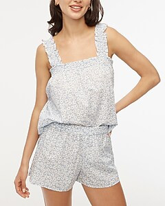 Smocked tank pajama set | J.Crew Factory