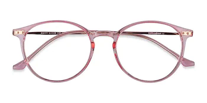 Amity Round Purple Glasses for Women | EyeBuyDirect | EyeBuyDirect.com