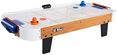 Rally and Roar Tabletop Air Hockey Table, Travel-Size, Lightweight, Plug-in - Mini Air-Powered Ho... | Amazon (US)