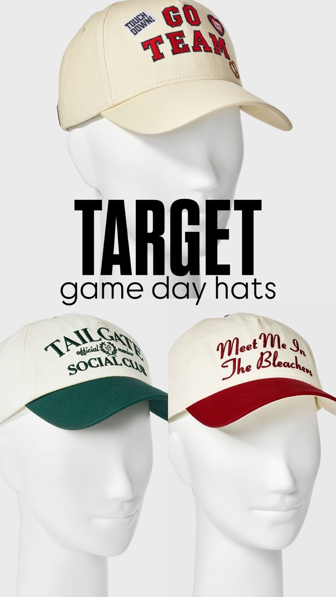 Game day hats at Target 🎯

#LTKootd #LTKOver40 #LTKmomlife