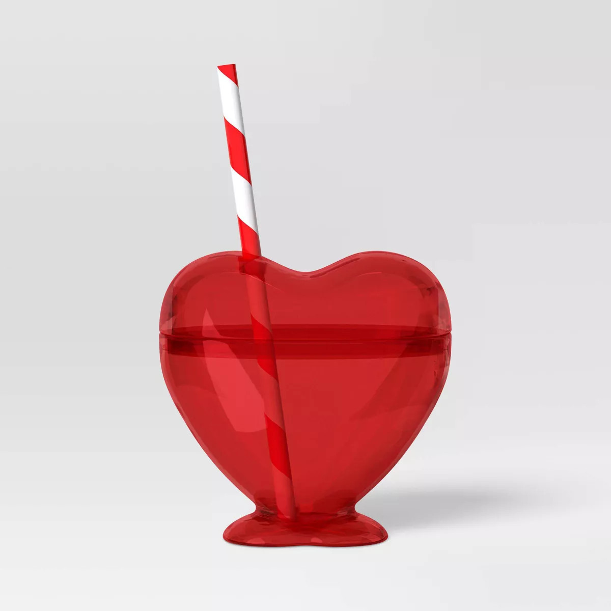 14 fl oz Figural Heart Tumbler with Straw - Room Essentials™ | Target