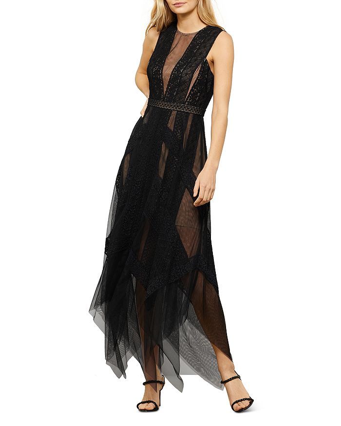 Andi Lace Trim Evening Dress | Bloomingdale's (US)