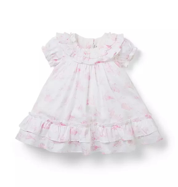 The Bunny Toile Baby Dress | Janie and Jack