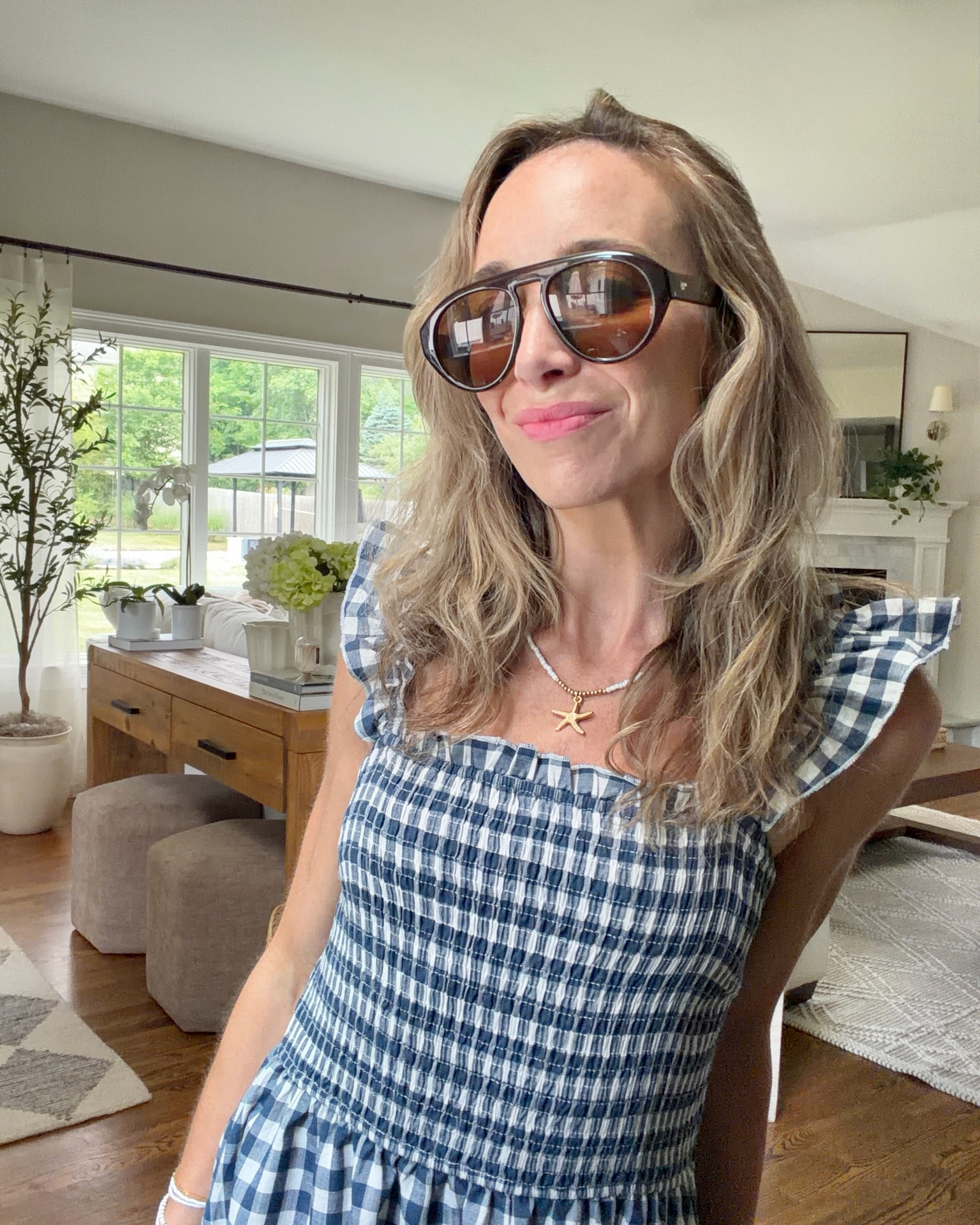 sundresses & sunnies on trend for summer 2026! 😎


I’m 5’4”, 120lbs, 32B, wearing:

👗 PrettyGarden Gingham Sundress (TTS): Small

🕶️  Vanlinker Retro Oversized Aviators: color C5- tea Lens/Brown Frame 


.
.
aviator sunglasses
summer dresses
sundresses
summer outfits
vacation outfits beach
beach vacation outfits
beach accessories
concert outfits
country concert outfits
date night outfits
4th of july outfits women
casual work outfits
travel outfits
graduation guest dresses
date night dress
gingham sundress
women’s sunglasses

#LTKootd #LTKgrwm #LTKTravel #LTKgrwm #LTKootd #LTKSeasonal