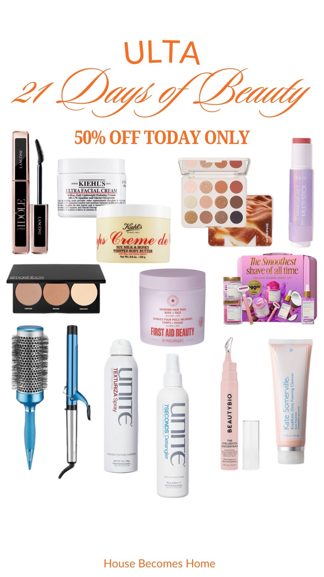Ulta 50% off today only!!!




#LTKSaleAlert #LTKBeauty #LTKselfcare