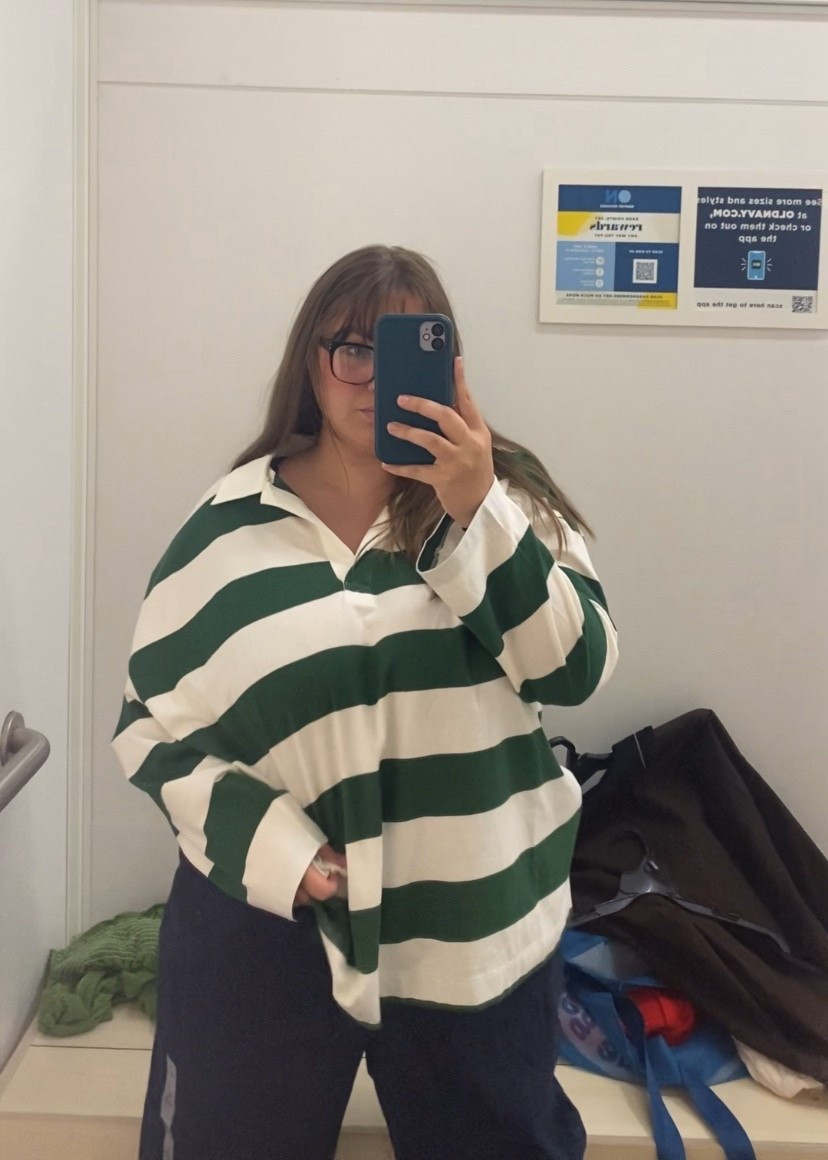 Oversized trendy rugby polo from old navy  

#LTKMidsize #LTKSeasonal #LTKPlusSize