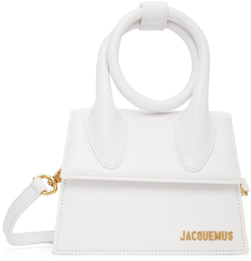 White La Montagne 'Le Chiquito Nœud' Bag | SSENSE