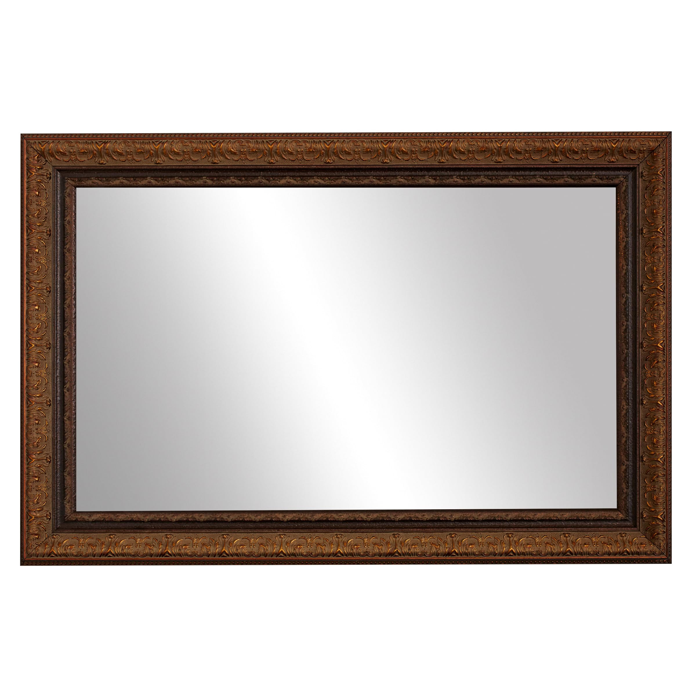 Frame My Mirror Gold Framed Mirror, 24" x 36" Mirror for Bathroom, Wood Frame, True Reflections G... | Amazon (US)