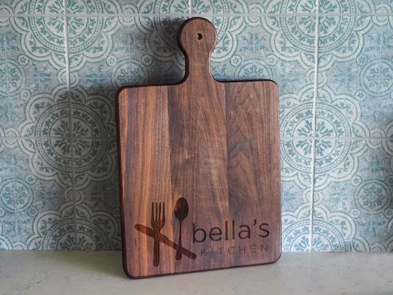 Kitchen Gift Charcuterie board personalized Charcuterie Board with handle, gift for chef, gift fo... | Etsy (US)