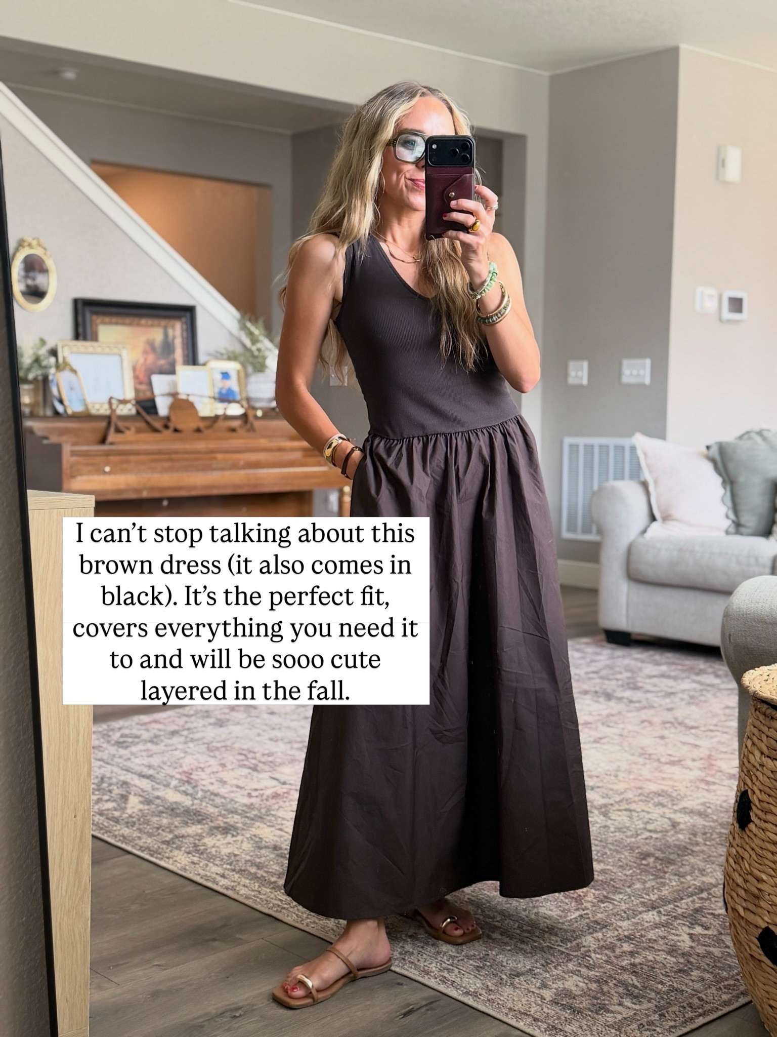 Absolutely love this brown dress!

#LTKgrwm #LTKmomlife #LTKootd