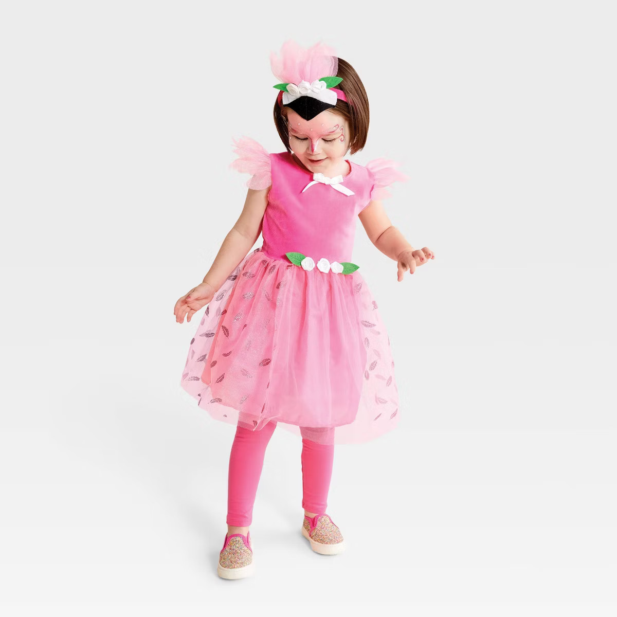 Toddler Flamingo Halloween Costume Dress with Headpiece - Hyde & EEK! Boutique™ | Target