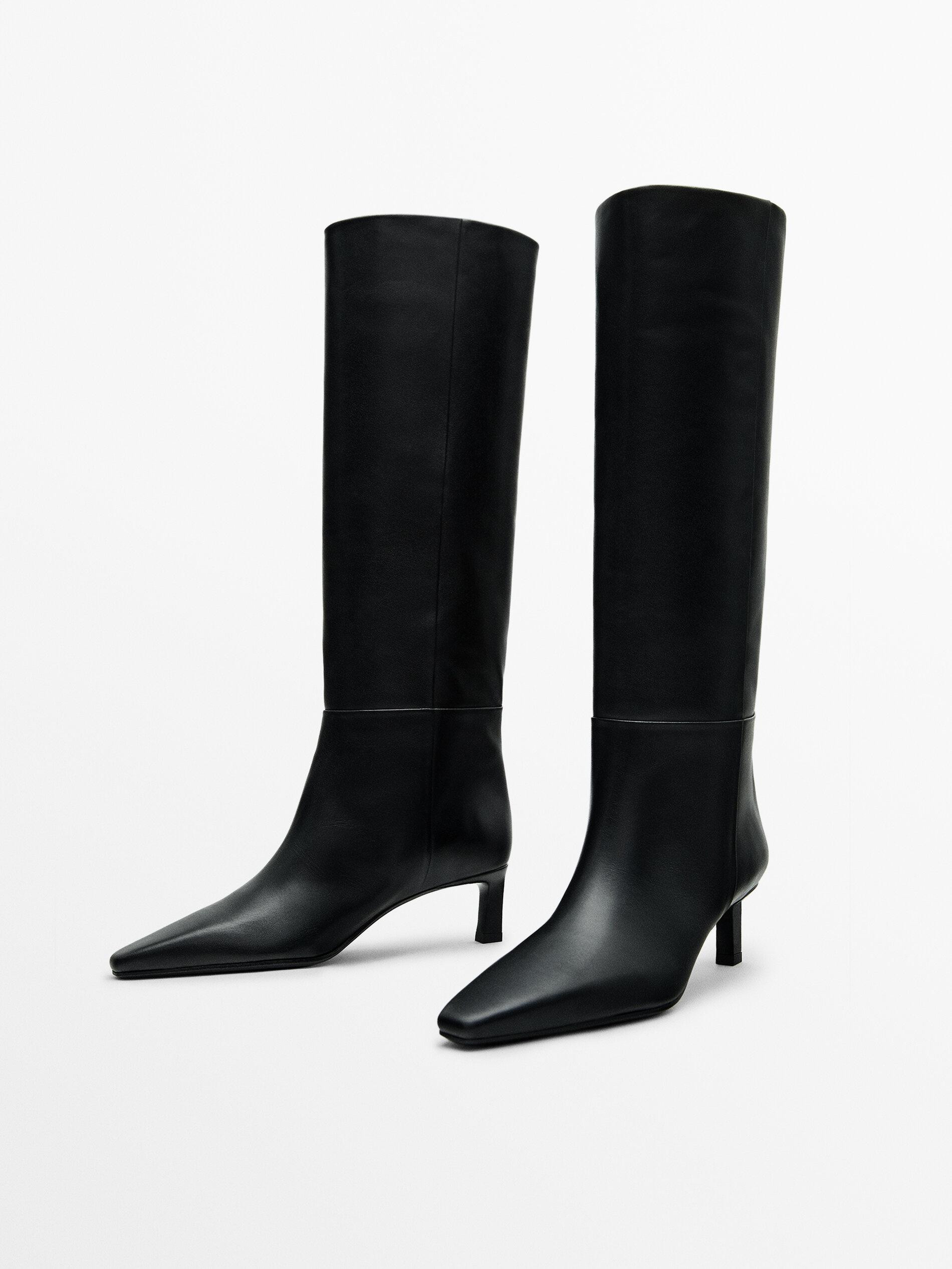 Low-heel boots | Massimo Dutti US