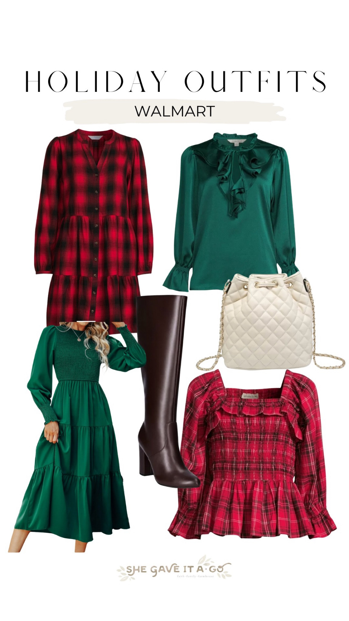 Looking for holiday outfits for less? Here you go! I absolutely love these holiday outfit pieces from walmart!!

#LTKSeasonal #LTKGiftGuide #LTKHoliday