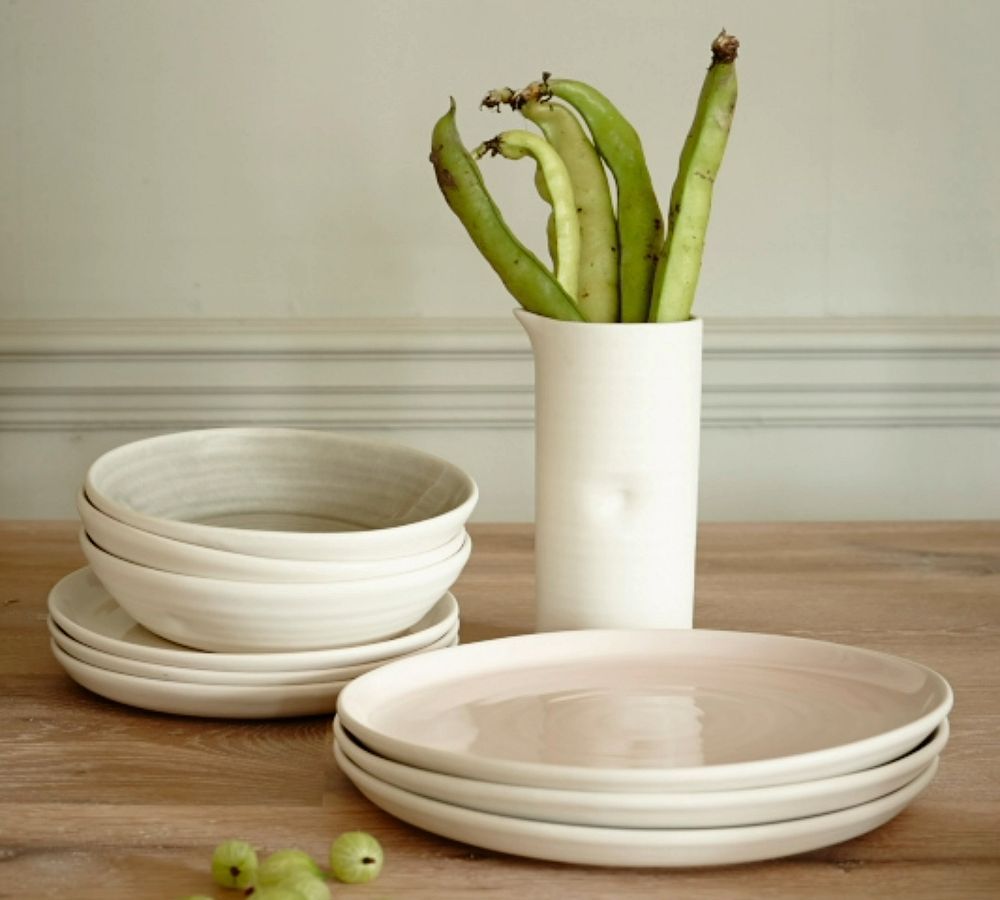 Pinch Stoneware Dinner Plates - Set of 4 | Pottery Barn (US)