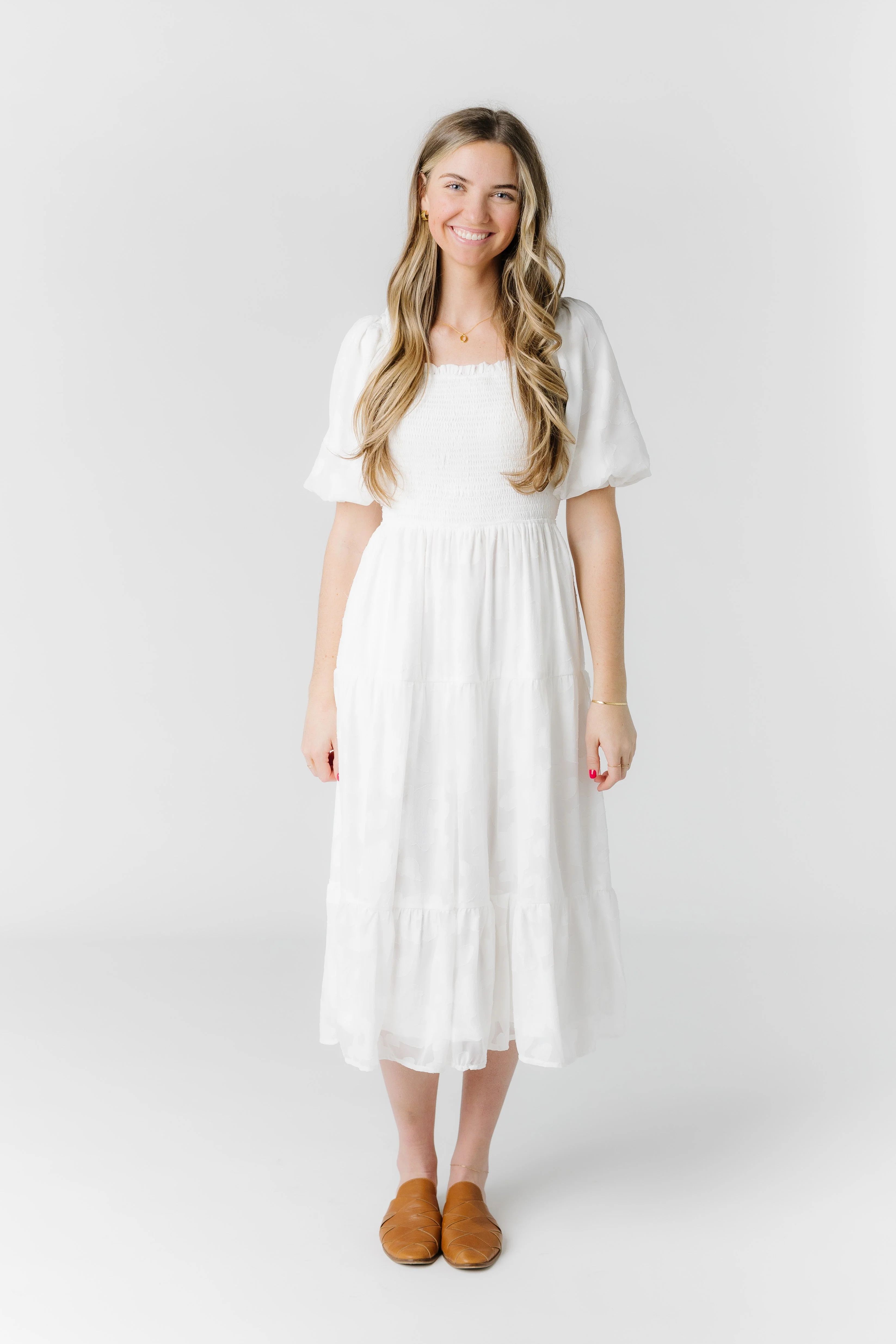 Let It Be Smocked Midi Dress | Called To Surf