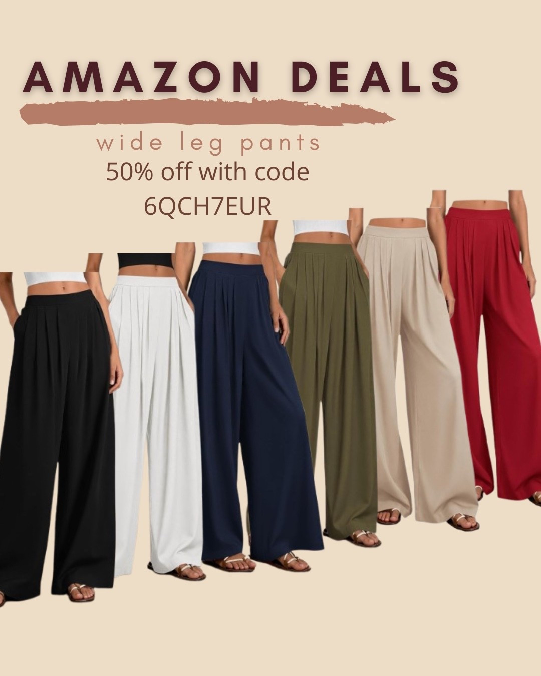 $20 ends 3/9

Amazon fashion
Amazon deals
Wide leg pants


#LTKSaleAlert