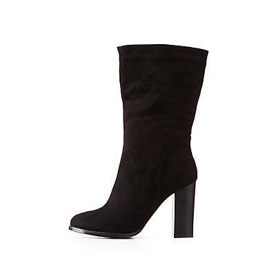 Mid-Calf Ankle Boots | Charlotte Russe