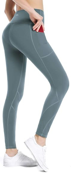 ALONG FIT High Waisted Leggings with Pockets Yoga Pants for Women Workout Tummy Control | Amazon (CA)