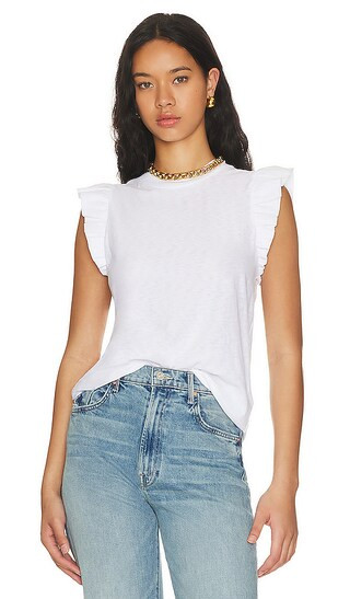Paulette Ruffle Tank | Revolve Clothing (Global)