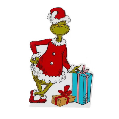 The Grinch Die-Cut Wooden Wall Art and Tabletop Sitter | Target