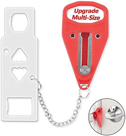 Portable Door Lock Home Security Door Locker Travel Lockdown Locks for Additional Safety and Priv... | Amazon (US)