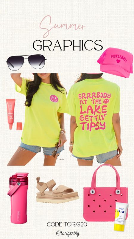 Loving all these bright and colorful graphics for the summer!! ☀️

Use my code torig20 for 20% off your order💖

#pinklily #pinklilystyle #graphictee #summeroutfit

#LTKfindsunder50 #LTKsalealert #LTKstyletip