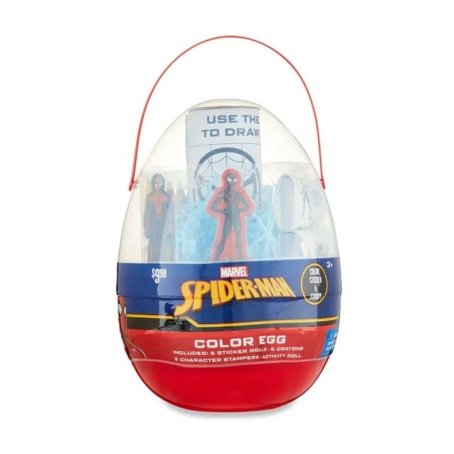 Spider-Man Deluxe Egg Activity Art Set, 16 Pieces, Unisex, Children Ages 3 and up | Walmart (US)