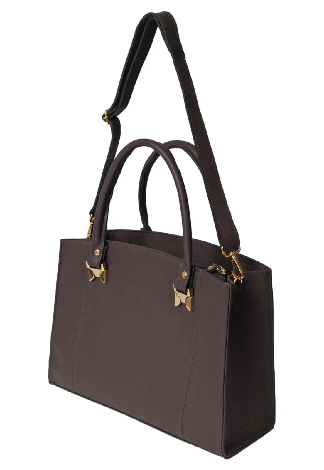 Bolsa JEF Bolsas Baú Couro Marrom | Dafiti (BR)