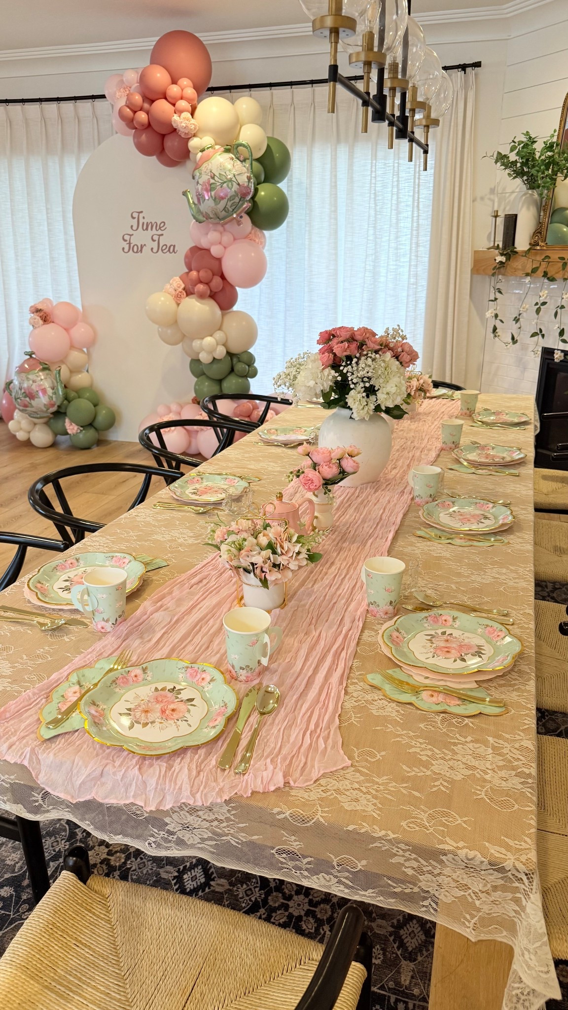 Birthday party decor 🫖💕

#LTKSeasonal #LTKKids #LTKHome