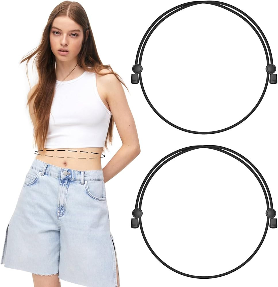 2PCS Crop tuck band,tuck band adjustable,croptuck Adjustable Band,crop band for tucking shirts,Sh... | Amazon (US)