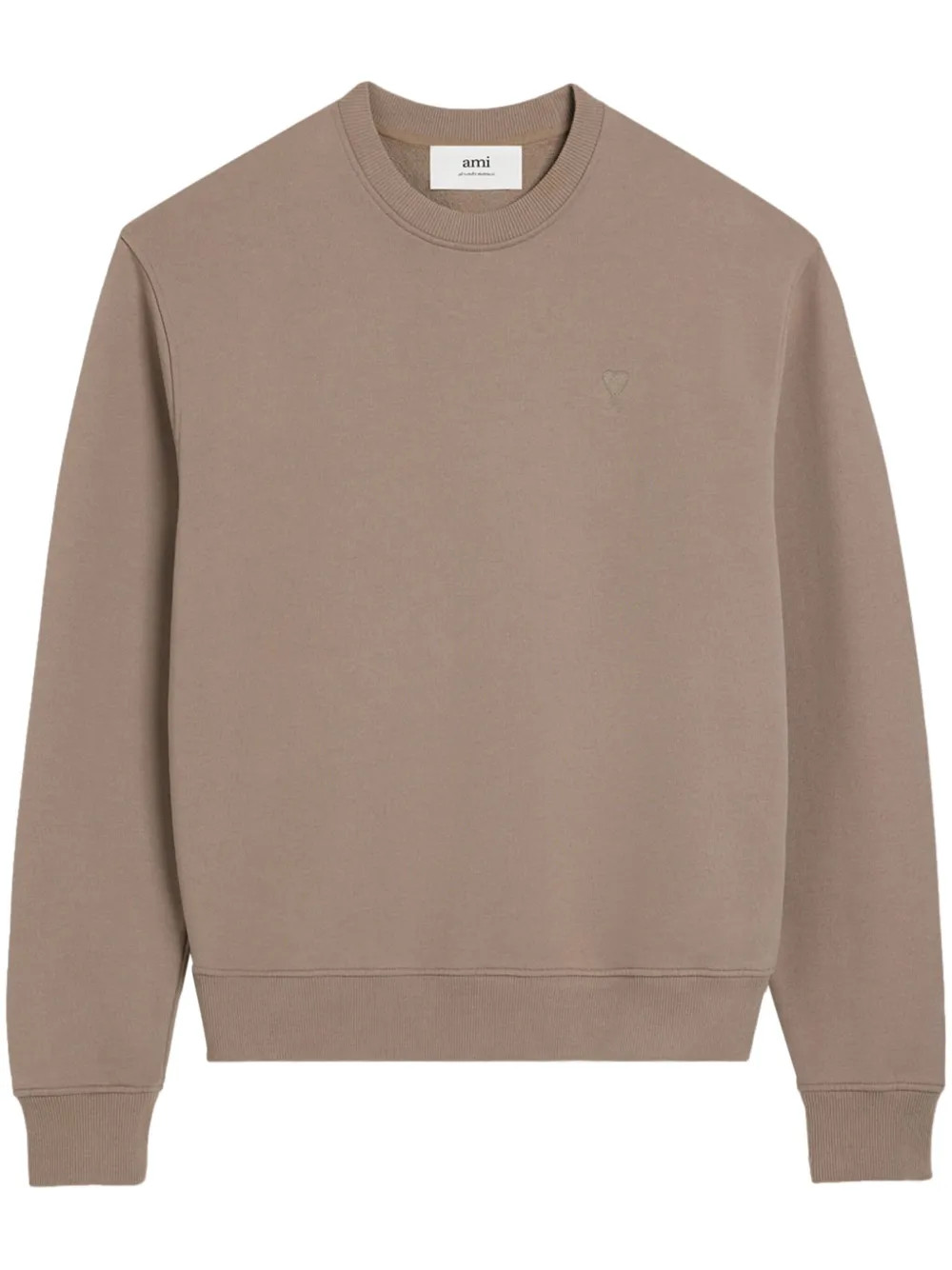 AMI Paris Ami De Coeur Sweatshirt | Braun | FARFETCH IT | Farfetch Global