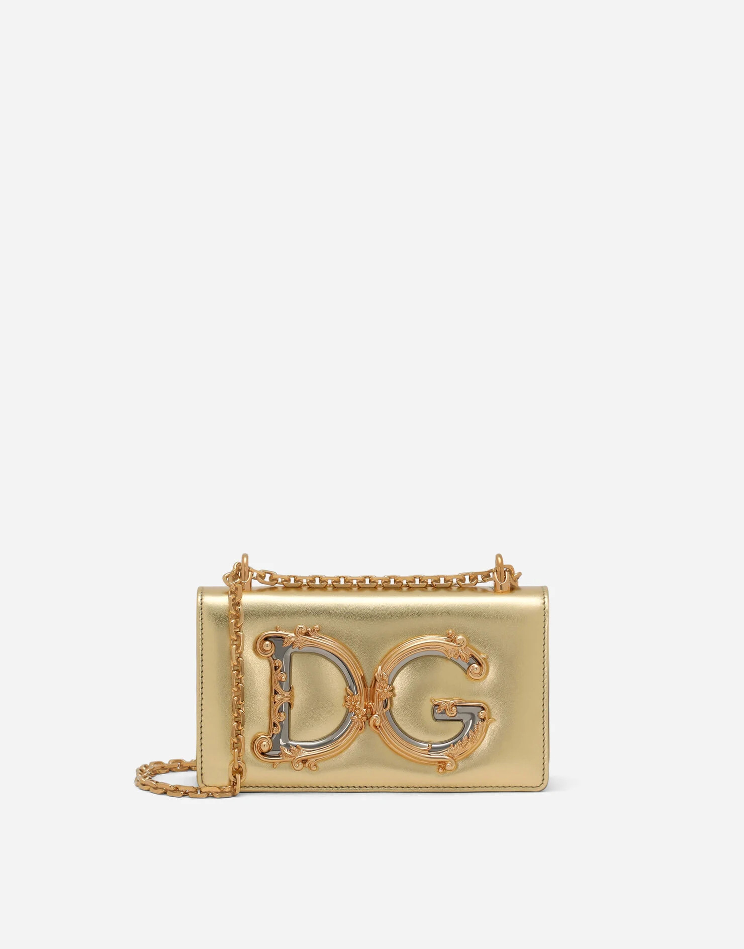 DG Girls phone bag in nappa mordore leather | Dolce & Gabbana US