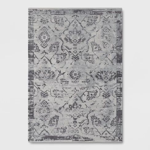 Faded Gray Woven Area Rug - Threshold™ | Target