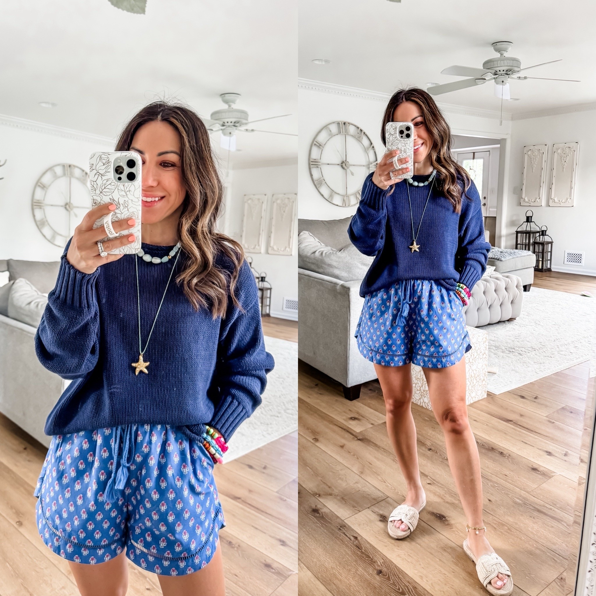 Medium sweater. Small shorts. Target style.

#LTKOver40