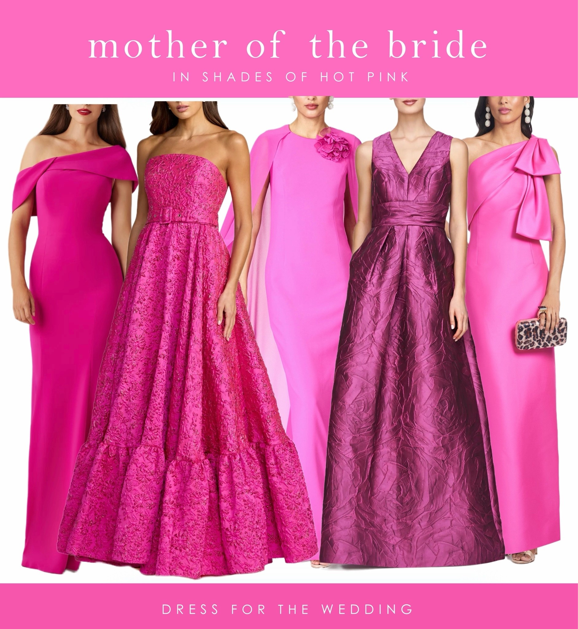 Hot pink dresses for the Mother of the Bride and Mother of the Groom 💗 Follow Dress for the Wedding for cute dresses, sale alerts, wedding style and decor! Visit us at dressforthewedding.com for more!

#LTKootd #LTKWedding #LTKOver40