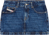 Diesel De-Ron low-rise denim miniskirt | Farfetch Global