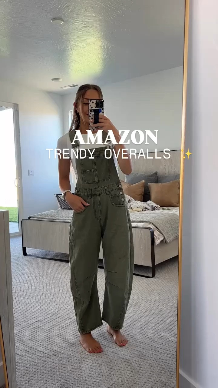 These overalls will be the PERFECT addition to your fall wardrobe 🤩🍂✨
Sizes run TTS
Overalls: Small
Bodysuit: Small

#LTKVideo #LTKSeasonal #LTKHoliday