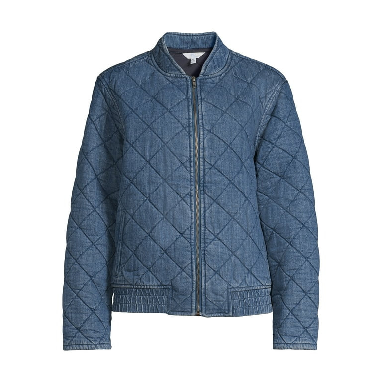 Time and Tru Women's Bomber Jacket | Walmart (US)
