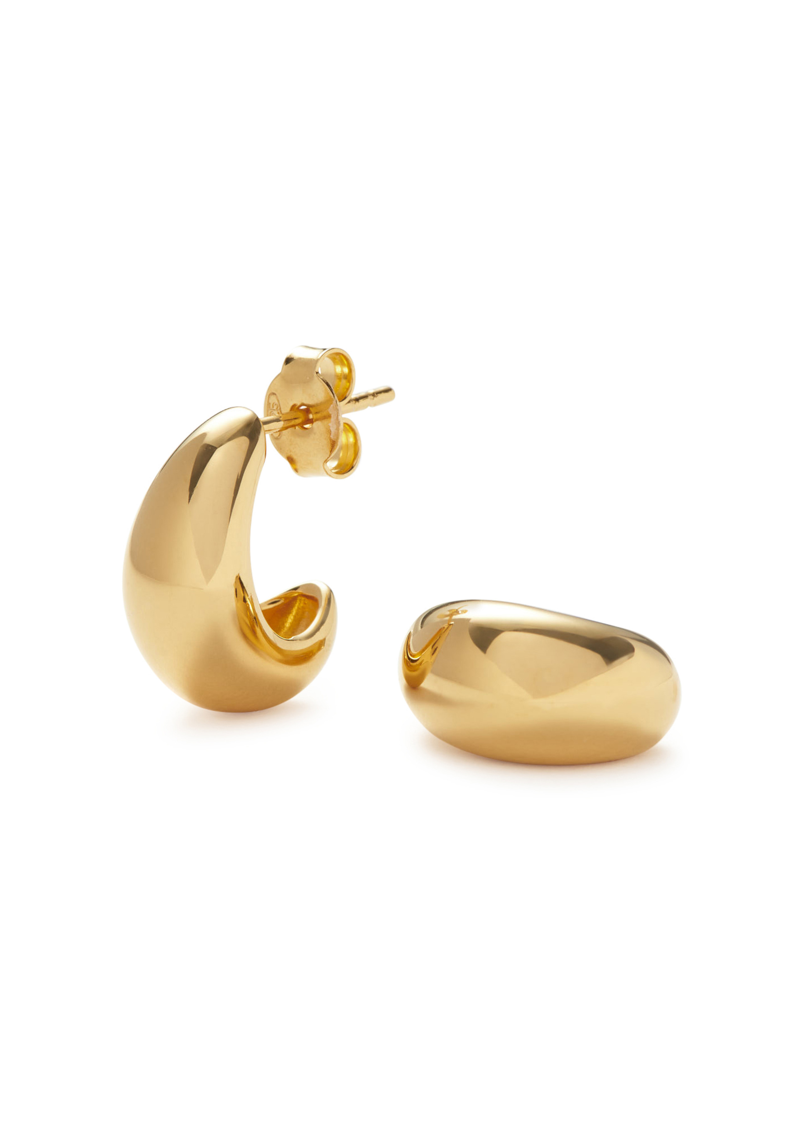 SAVI DOME SMALL HOOPS_976448_GOLD | Harvey Nichols