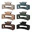 6 PCS Hair Claw Clips, Square Hair Clips for Women Girls, Neutral Colors Rectangular Claw Hair Cl... | Amazon (US)