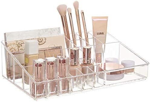 STORi Premium Quality Clear Plastic Cosmetic and Makeup Palette Organizer | Audrey Collection | Amazon (US)