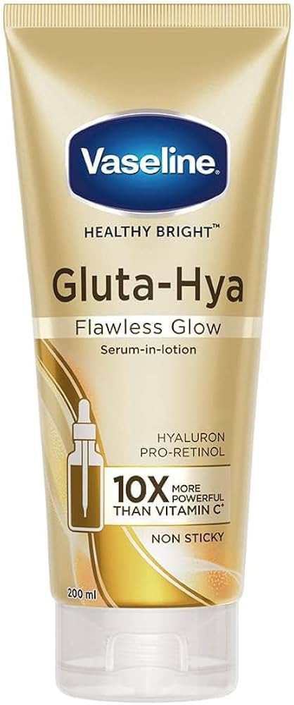 Vaseline Gluta-Hya Flawless Glow, 200ml, Serum-In-Lotion. | Amazon (US)
