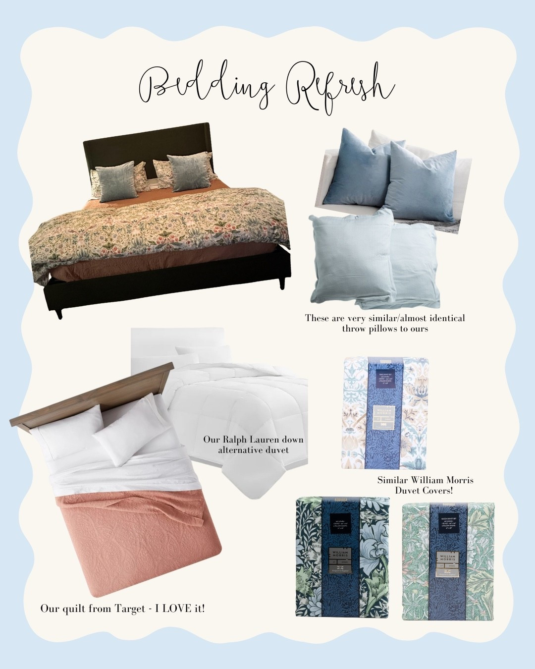 Full bedding refresh!!! #bedding #duvet #williammorris #homedecor #colorfulhomedecor #colorfulbedding #homeredo 

#LTKHome #LTKSaleAlert