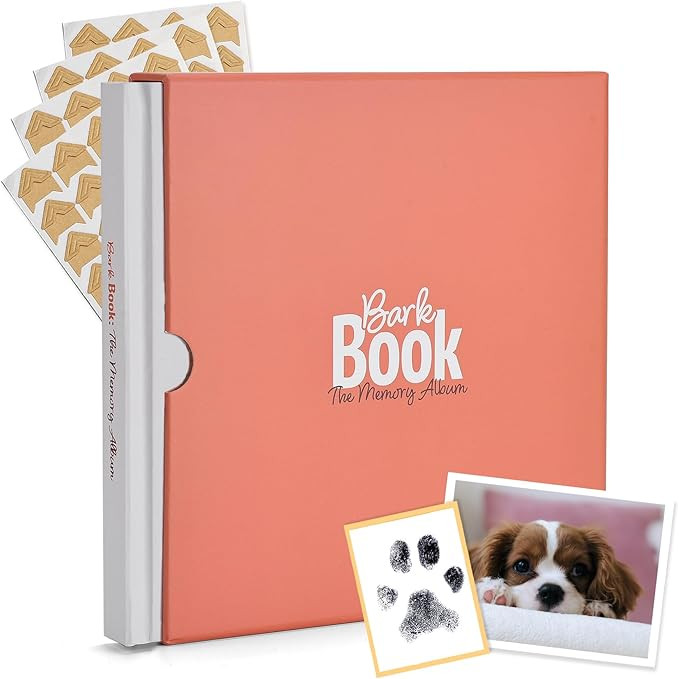Bark Book - A Dog Photo Album - 50+ Photos to Complete - Fun Gift for Dog Mom - With Photo Corner... | Amazon (US)
