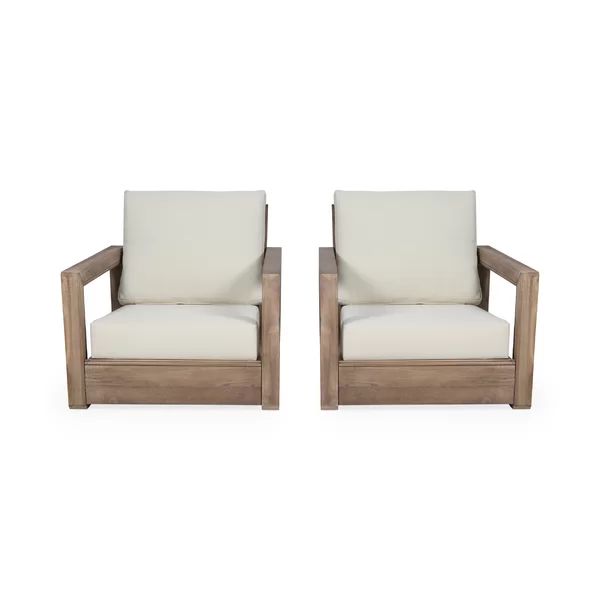 Donnie Patio Chair with Cushions | Wayfair North America