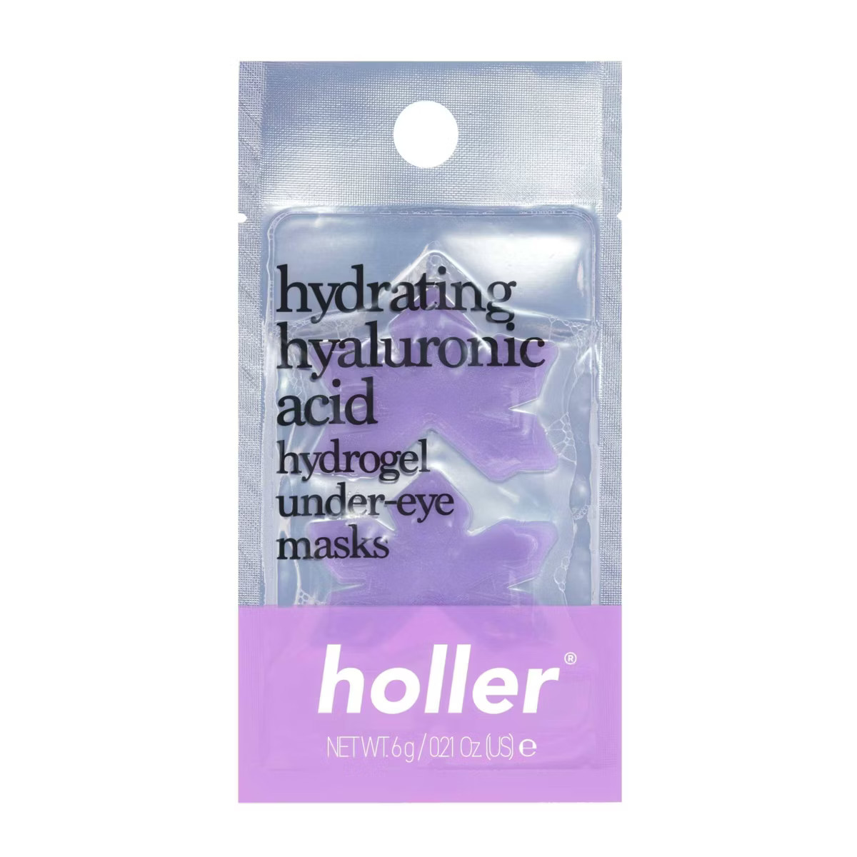 Holler and Glow Hydrating Hyaluronic Acid Hydrogel Under-Eye Masks - Snow To Glow - 0.21oz | Target